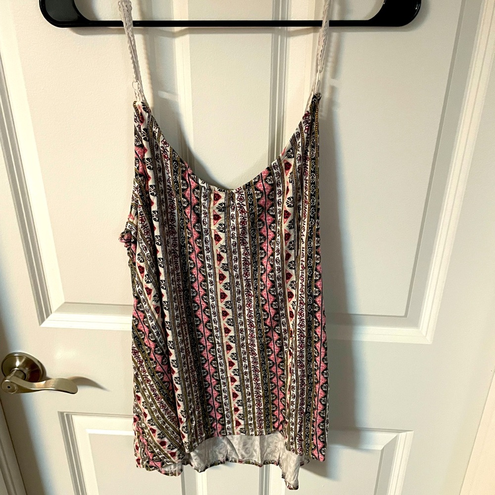 Torrid Patterned Spaghetti Strap Tank/Cami, Size 2